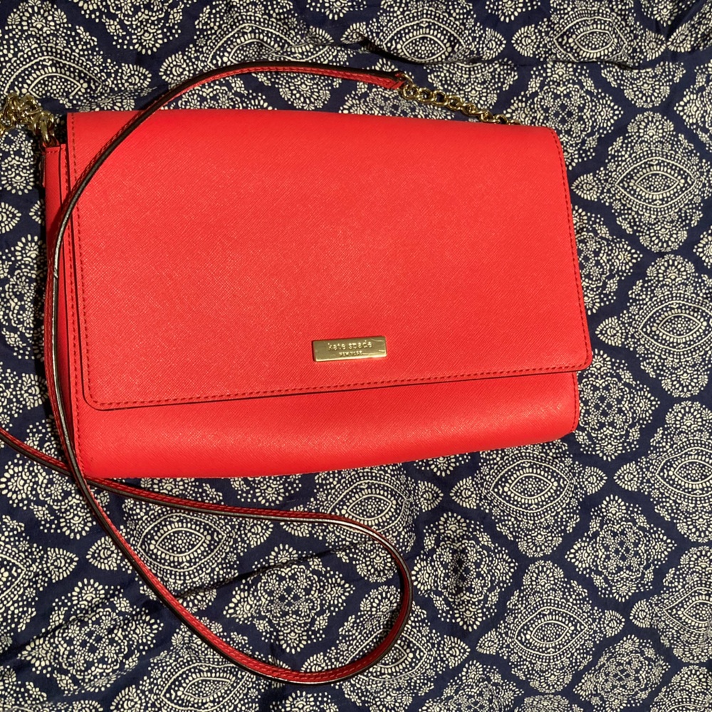 Kate spade red crossbody
